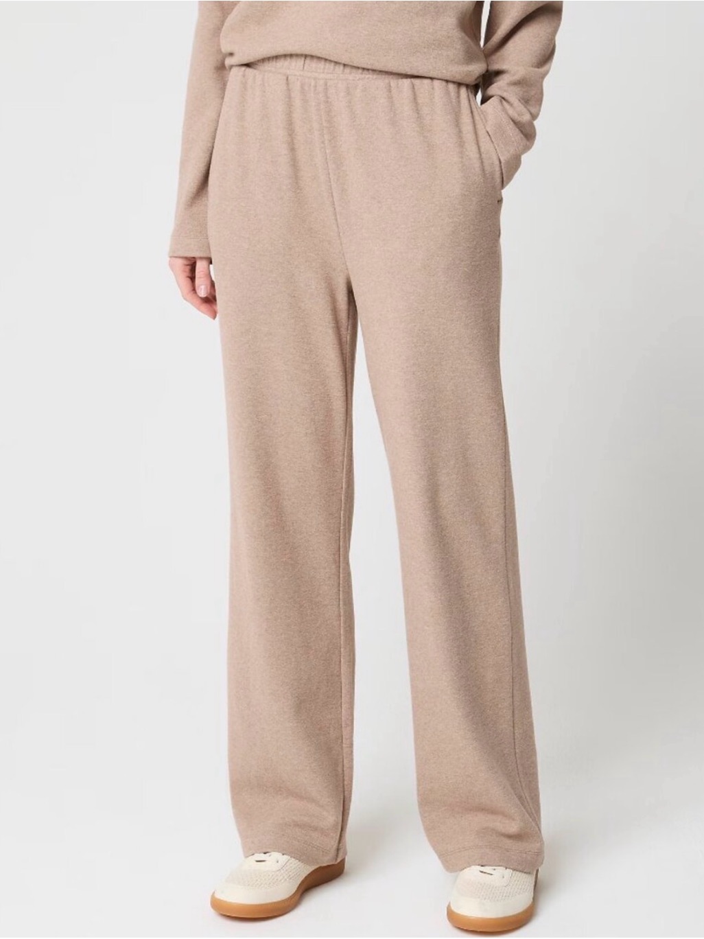 J Crew Factory Straight-Leg Sweatpant In Cloudspun Yarn Heather Soft Size S Nwt